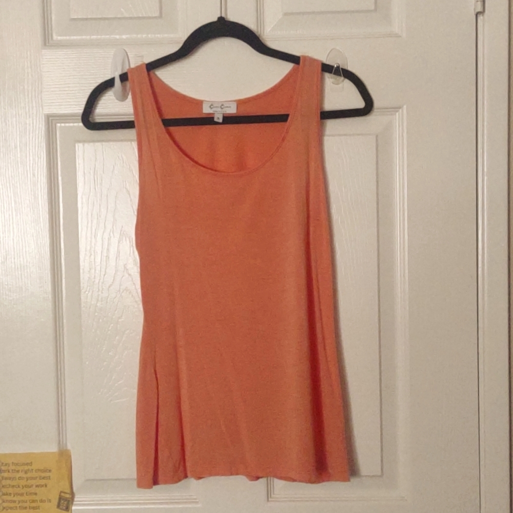 Orange tank top